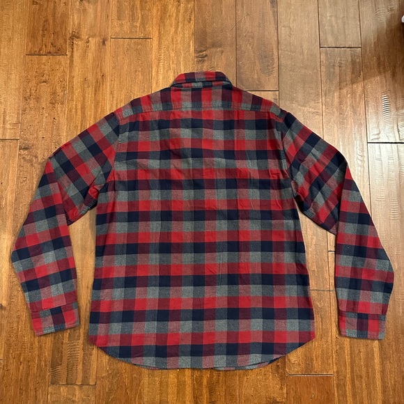 J. Crew Flannel Plaid Long Sleeve Button Down Shirt Sz XL - Picture 3 of 7